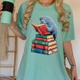 Book Reading Book Reader Manatees Sea Animal Sea Cow Manatee Women's Comfort Colors T-Shirt Violet