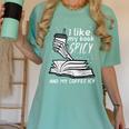 I Like My Book Spicy Read Reading Librarian Men Women Kids Women's Comfort Colors T-Shirt Violet I Like My Book Spicy Read Reading Librarian Men Women Kids Women's Comfort Colors T-Shirt Violet
