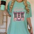 Take Me To The Book Store Librarians Valentine's Day Premium Women's Comfort Colors T-Shirt Violet