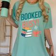 Booked And Busy Cool Coffee Reading Relaxing Books Women's Comfort Colors T-Shirt Violet Booked And Busy Cool Coffee Reading Relaxing Books Women's Comfort Colors T-Shirt Violet