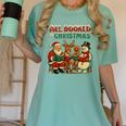 All Booked For Christmas Book Lover Women's Comfort Colors T-Shirt Violet