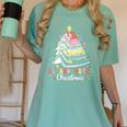 All Booked For Christmas Book Tree Lights Christmas Library Women's Comfort Colors T-Shirt Violet All Booked For Christmas Book Tree Lights Christmas Library Women's Comfort Colors T-Shirt Violet