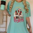 All Booked For Christmas Dragon Women's Comfort Colors T-Shirt Violet