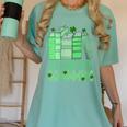 All Booked For St Patrick's Day Book Lover Lucky Shamrock Women's Comfort Colors T-Shirt Violet