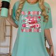 All Booked For Valentines Book Coffee Teacher Women Women's Comfort Colors T-Shirt Violet All Booked For Valentines Book Coffee Teacher Women Women's Comfort Colors T-Shirt Violet