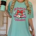 All Booked For Valentines Book Lover Teachers Women's Comfort Colors T-Shirt Violet