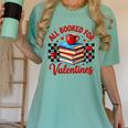All Booked For Valentines Book Lovers Teacher Student Women's Comfort Colors T-Shirt Violet All Booked For Valentines Book Lovers Teacher Student Women's Comfort Colors T-Shirt Violet