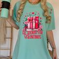 All Booked For Valentines Book Lovers Teacher Valentines Women's Comfort Colors T-Shirt Violet