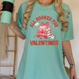 All Booked For Valentines Bow Heart Book Lover Valentine Day Women's Comfort Colors T-Shirt Violet