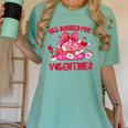All Booked For Valentines Coquette Bow Book Valentine Day Women's Comfort Colors T-Shirt Violet