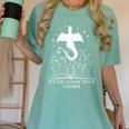 Bookish Dragon Book Club Reading Its Too Nonfictiony Outside Women's Comfort Colors T-Shirt Violet