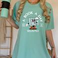 Bookish Mental Health Book A Day Retro Read More Book Women's Comfort Colors T-Shirt Violet
