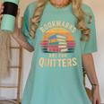 Bookmarks Are For Quitters Reading Book Lovers Women's Comfort Colors T-Shirt Violet