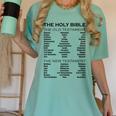 The Books Of The Bible Old And New Testament Complete List Women's Comfort Colors T-Shirt Violet