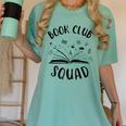 Books Club Squad Reading Book Lover Book Minimalist Team Tee Women's Comfort Colors T-Shirt Violet