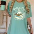Books Coffee And Quiet Places Literature Women's Comfort Colors T-Shirt Violet