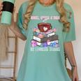 Books Coffee Yarn Lover My Favorite Things Women's Comfort Colors T-Shirt Violet Books Coffee Yarn Lover My Favorite Things Women's Comfort Colors T-Shirt Violet