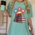 Books Fireworks 4th Of July Bookworm Patriotic Reader Women's Comfort Colors T-Shirt Violet
