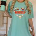 Books Heart Valentines Day Books Are My Love Language Women's Comfort Colors T-Shirt Violet Books Heart Valentines Day Books Are My Love Language Women's Comfort Colors T-Shirt Violet