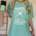 Books Helping Introverts Avoid Conversations Since 1454 Women's Comfort Colors T-Shirt Violet Books Helping Introverts Avoid Conversations Since 1454 Women's Comfort Colors T-Shirt Violet