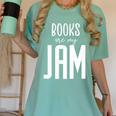 Books Are My Jam Graphic For Introverts Women's Comfort Colors T-Shirt Violet Books Are My Jam Graphic For Introverts Women's Comfort Colors T-Shirt Violet