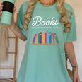 Books The Original Handheld Device Book Lovers Women's Comfort Colors T-Shirt Violet