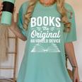 Books The Original Handheld Device Book Reading Women's Comfort Colors T-Shirt Violet