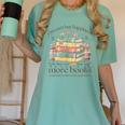 Books Reading Lovers Bookworm You Can Buy More Books Women's Comfort Colors T-Shirt Violet Books Reading Lovers Bookworm You Can Buy More Books Women's Comfort Colors T-Shirt Violet