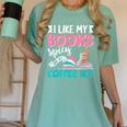 I Like My Books Spicy Coffee ICY Women's Comfort Colors T-Shirt Violet