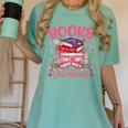 Books Are My Valentine Coquette Bow Book Flower Girl Women Women's Comfort Colors T-Shirt Violet Books Are My Valentine Coquette Bow Book Flower Girl Women Women's Comfort Colors T-Shirt Violet