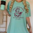 Books A Well-Read Woman Is A Dangerous Creature Women Premium Tri-Blend Women's Comfort Colors T-Shirt Violet