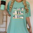 Bookshelves With Books & Plants Premium Women's Comfort Colors T-Shirt Violet