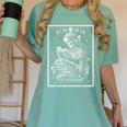 The Bookworm Book Reader Reading Tarot Card Witchy Moon Women's Comfort Colors T-Shirt Violet The Bookworm Book Reader Reading Tarot Card Witchy Moon Women's Comfort Colors T-Shirt Violet