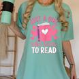 Bookworm Just A Girl Who Loves To Read Women's Comfort Colors T-Shirt Violet