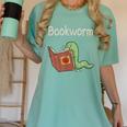 Bookworm Worm Reading Book Lover Read Books Librarian Women's Comfort Colors T-Shirt Violet Bookworm Worm Reading Book Lover Read Books Librarian Women's Comfort Colors T-Shirt Violet