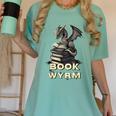 Bookwyrm Dragon Fantasy Bookish Fairytale Book Lover Women's Comfort Colors T-Shirt Violet Bookwyrm Dragon Fantasy Bookish Fairytale Book Lover Women's Comfort Colors T-Shirt Violet