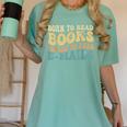 Born To Read Books Forced To Read Emails Reading Books Dad Women's Comfort Colors T-Shirt Violet