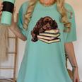 Boykin Spaniel Books Dog Breed Graphic Women's Comfort Colors T-Shirt Violet