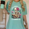 I Buy Books Like I'm Immortal Women's Comfort Colors T-Shirt Violet I Buy Books Like I'm Immortal Women's Comfort Colors T-Shirt Violet