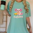 Caffelotl Cute Axolotl Pun Coffee Book Lover Kawaii Humor Women's Comfort Colors T-Shirt Violet Caffelotl Cute Axolotl Pun Coffee Book Lover Kawaii Humor Women's Comfort Colors T-Shirt Violet