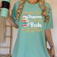 You Can't Buy Happiness But You Can Buy More Books Read Women's Comfort Colors T-Shirt Violet You Can't Buy Happiness But You Can Buy More Books Read Women's Comfort Colors T-Shirt Violet