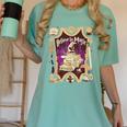 Castle Book Book Lovers Tees Family Vacation Bookworm Women's Comfort Colors T-Shirt Violet