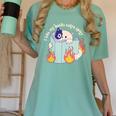 Cat Reading a Romance BookI Like My Books Extra Spicy Women's Comfort Colors T-Shirt Violet Cat Reading a Romance BookI Like My Books Extra Spicy Women's Comfort Colors T-Shirt Violet