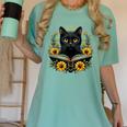 Cat For Women Book Lover Cute Cat And Book Women's Comfort Colors T-Shirt Violet Cat For Women Book Lover Cute Cat And Book Women's Comfort Colors T-Shirt Violet
