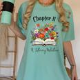 Chapter 11 Years Old 11th Birthday Wildflower Book Lover Women's Comfort Colors T-Shirt Violet Chapter 11 Years Old 11th Birthday Wildflower Book Lover Women's Comfort Colors T-Shirt Violet