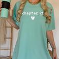 Chapter 21 Book Lovers Readers & Authors 21st Birthday Women's Comfort Colors T-Shirt Violet Chapter 21 Book Lovers Readers & Authors 21st Birthday Women's Comfort Colors T-Shirt Violet