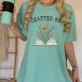 Chapter 80 Book Lovers & Readers 80th Birthday Wildflowers Women's Comfort Colors T-Shirt Violet Chapter 80 Book Lovers & Readers 80th Birthday Wildflowers Women's Comfort Colors T-Shirt Violet
