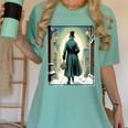 Charles Dickens Christmas Classic Book Ebeneezer Scrooge -Adults Kids Small Short Sleeve T-Shirt Women's Comfort Colors T-Shirt Violet