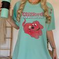 Clifford The Big Red Dog Clifford And Emily Book Cover Women's Comfort Colors T-Shirt Violet