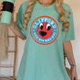 Clifford The Big Red Dog Round Distressed Logo Kids Books Women's Comfort Colors T-Shirt Violet